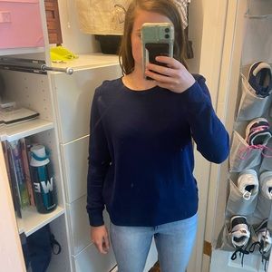 jcrew factory navy sweatshirt